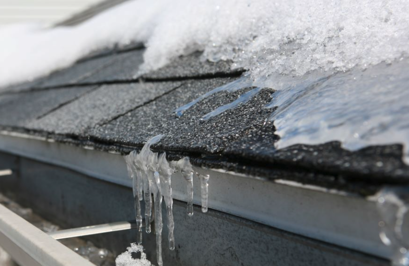 inspection de toiture gelée